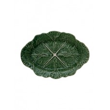 Bordallo Pinheiro Oval Plate Green (37.5cm) 