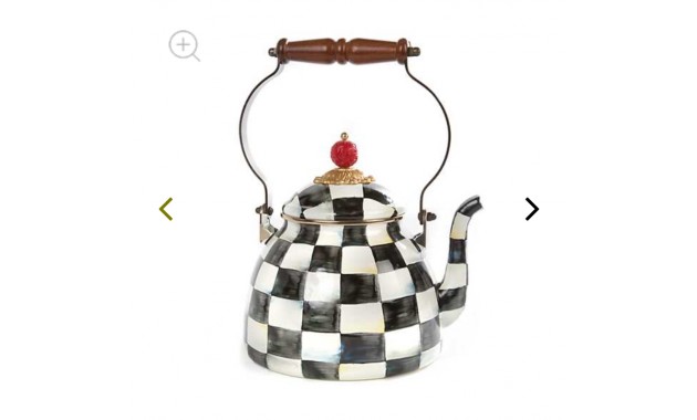 (Pre-order) Mackenzie Childs Courtly Check 2qt Kettle