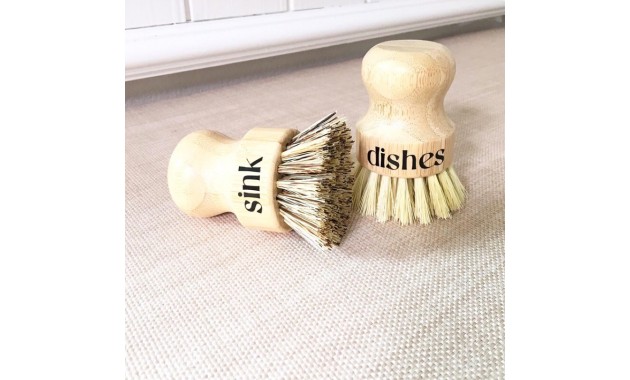 Bamboo Brush with Personalised Stickers