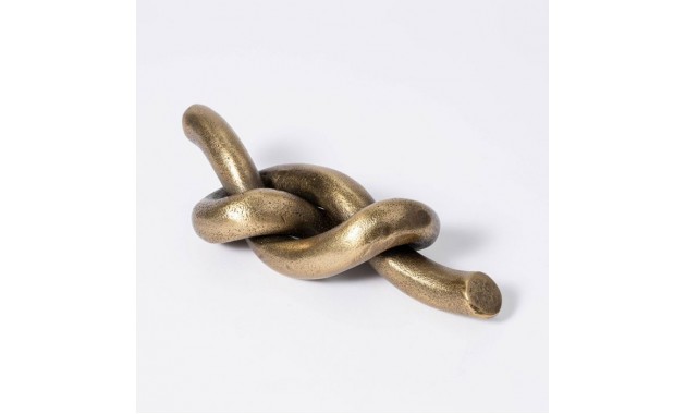Decorative Metal Knot by Threshold designed with Studio McGee